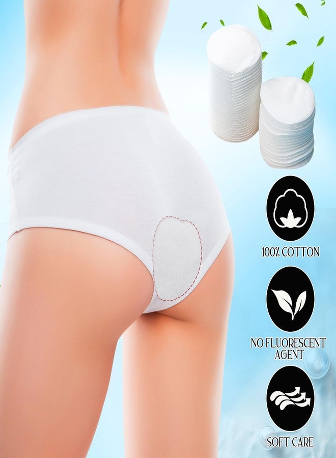 Threlaco 60 Pcs Hemorrhoid Pads for Fast Relief Cotton Pads for Use with Cream for Men Women Itching and Bleeding, Prevent Mess on Your Underwear - Image 4